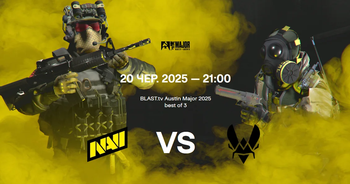 Прогноз на матч Natus Vincere vs Vitality – BLAST.tv Austin Major 2025