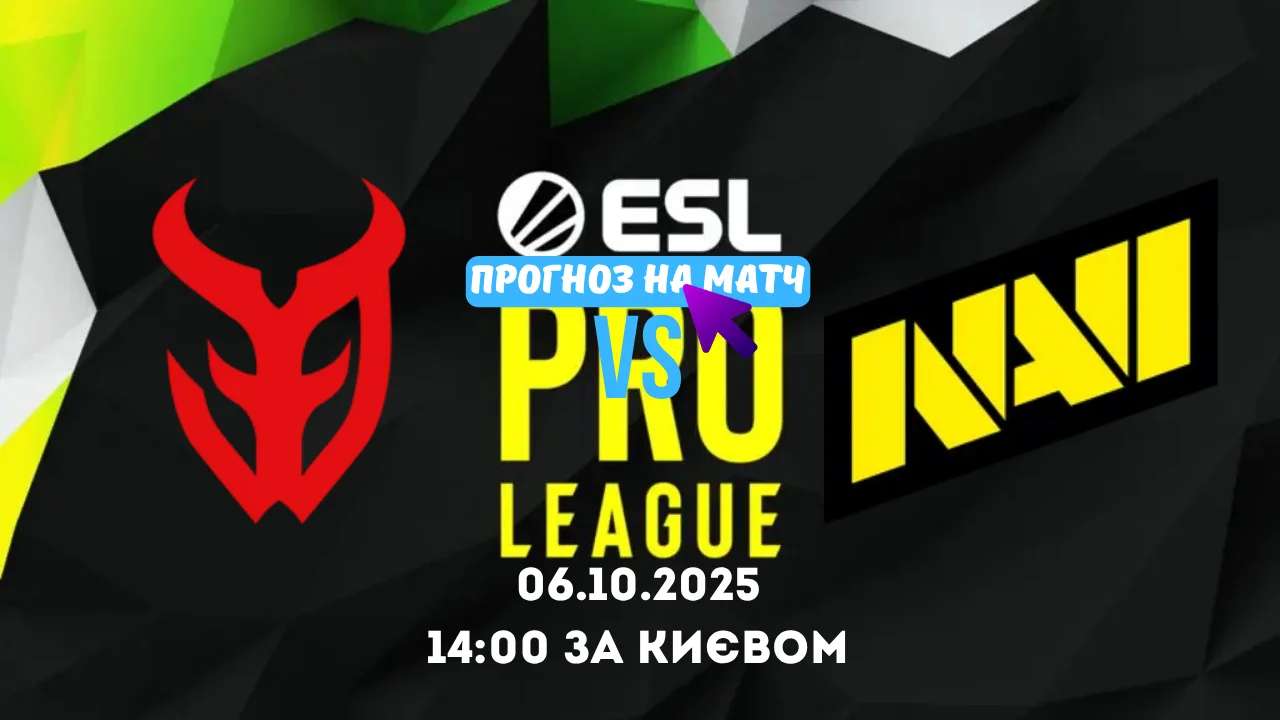 Прогноз на матч 3DMAX vs Natus Vincere у рамках ESL Pro League Season 22 (CS2)