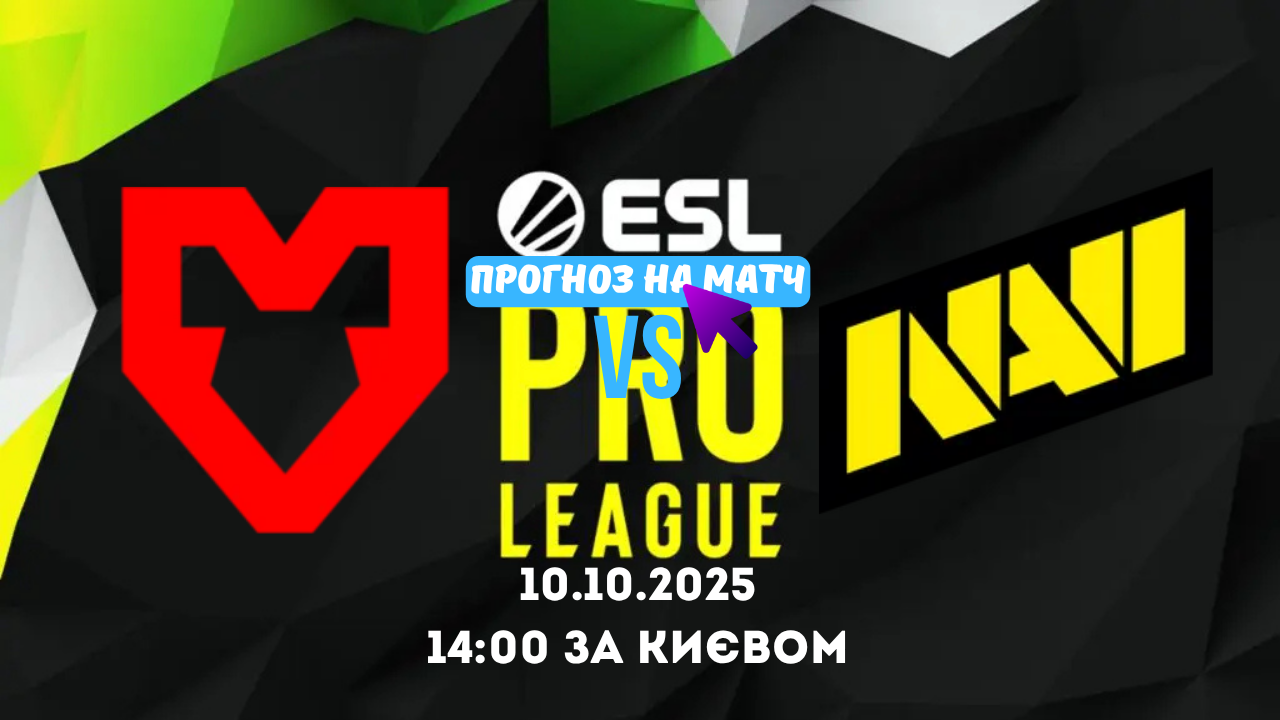 Прогноз на матч MOUZ vs Natus Vincere — ESL Pro League Season 22