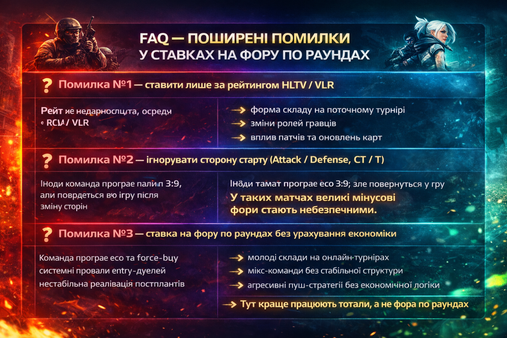 Фора по раундам у прематчі та лайві: коли ставка вигідніша