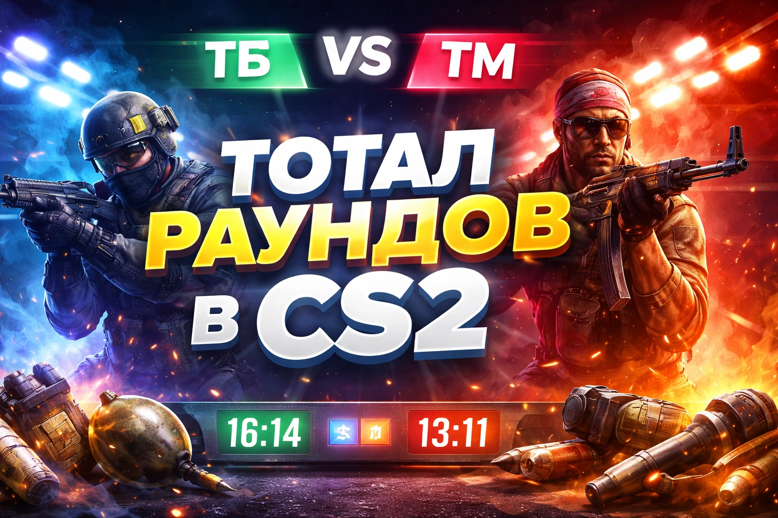 Що таке тотал раундов в CS2 і як працює цей тип ставки