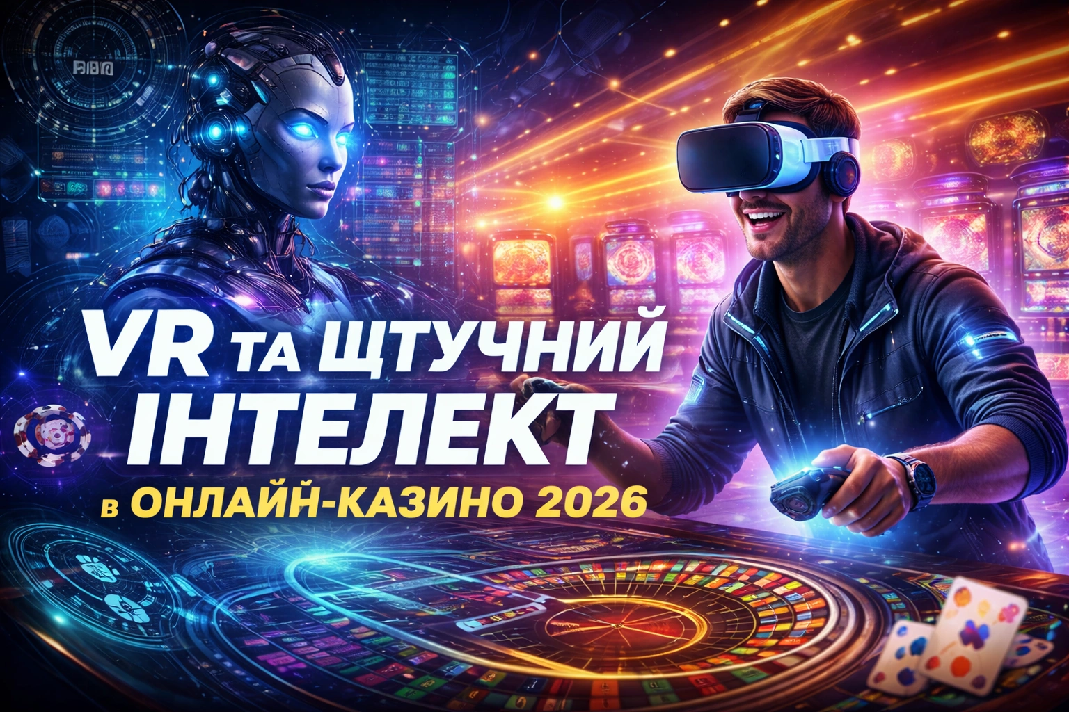 Штучний інтелект і VR у онлайн-казино: ключові тренди та розвиток індустрії у 2026 році